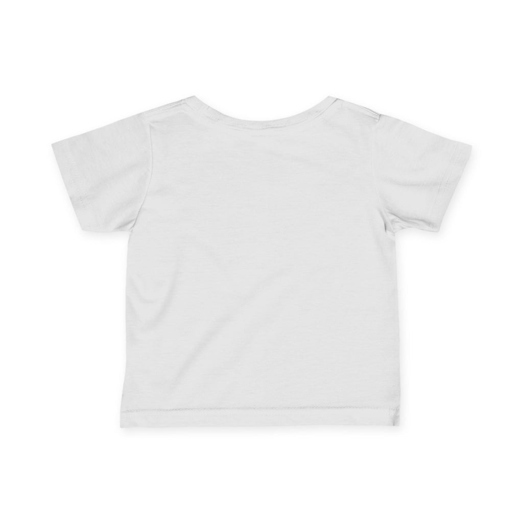 Infant Tee — "Late Stage Capitalism" Minimal Pink Graphic Baby Shirt