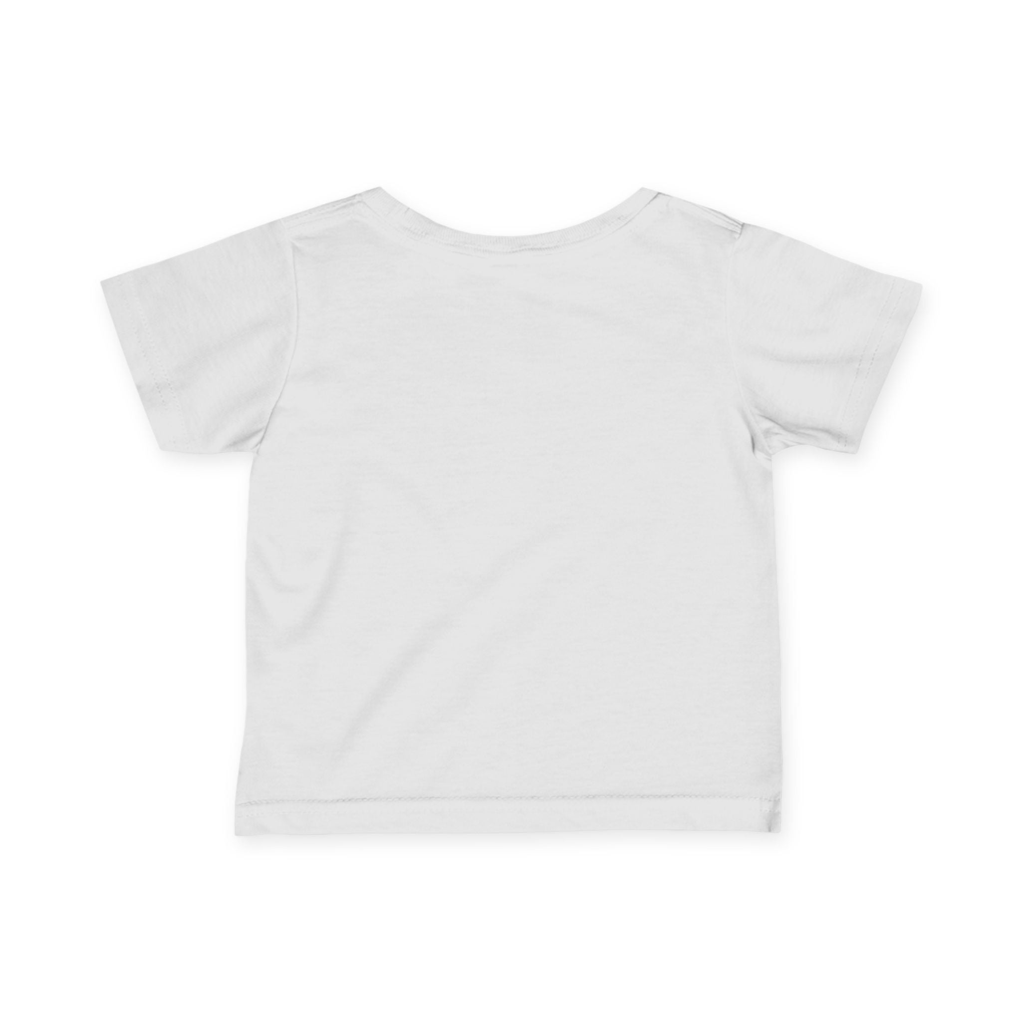 Infant Tee — "Late Stage Capitalism" Minimal Pink Graphic Baby Shirt