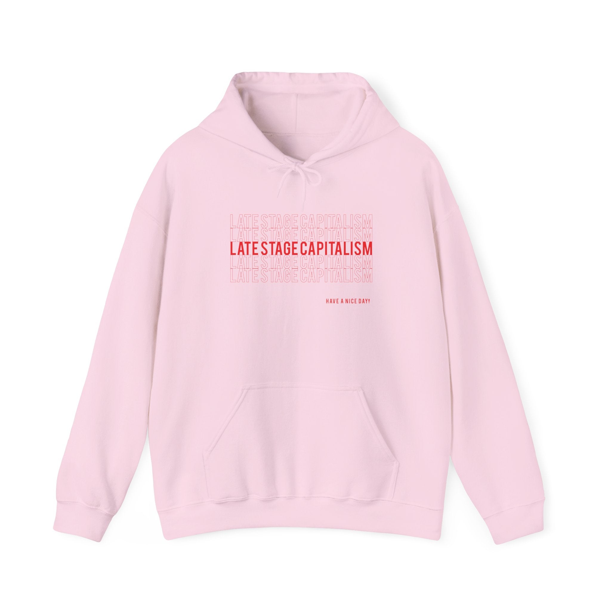 Latestage Capitalism Hoodie — Minimalist Pullover